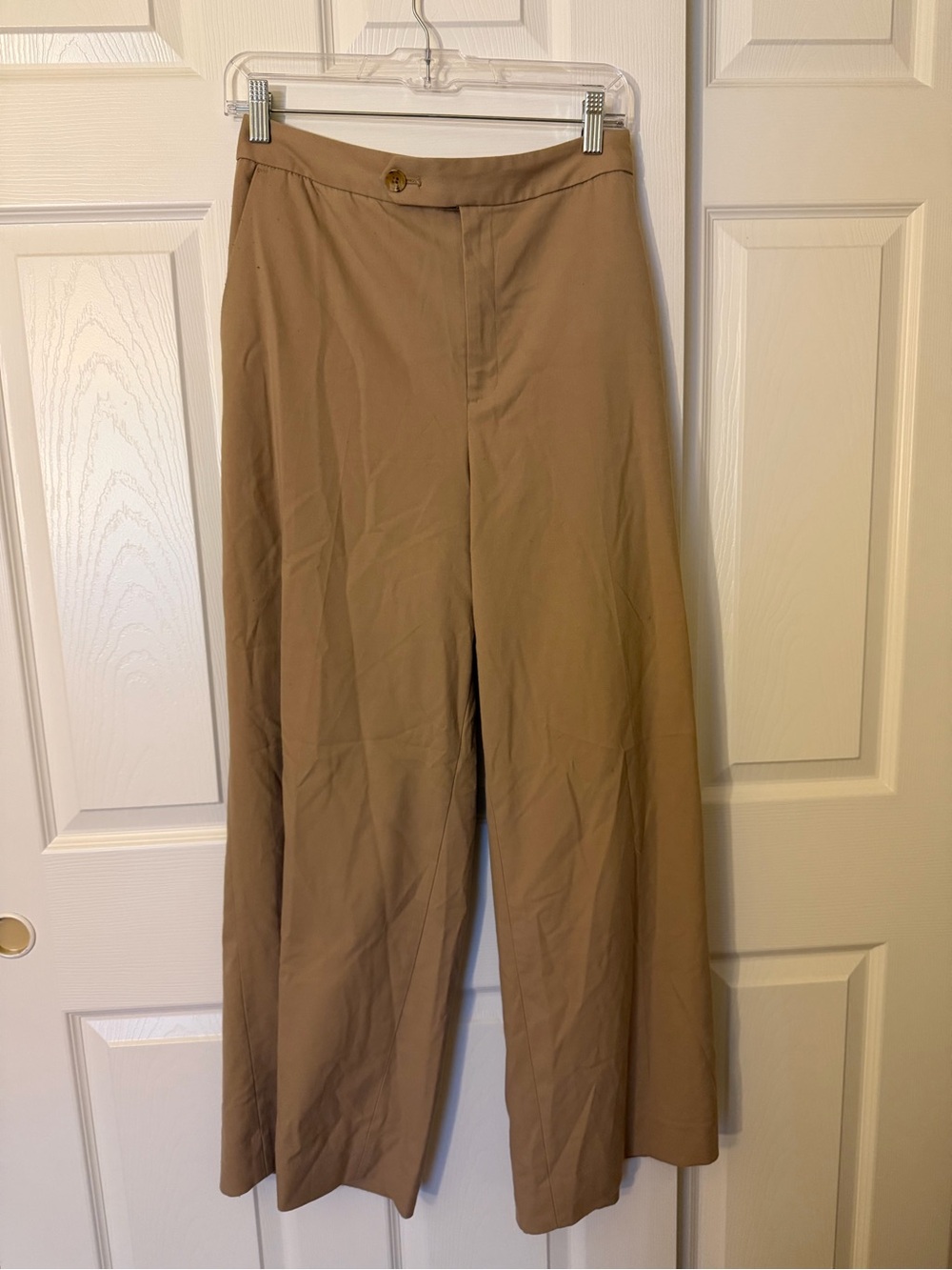Banana Republic Wide-Leg Trousers in Camel
